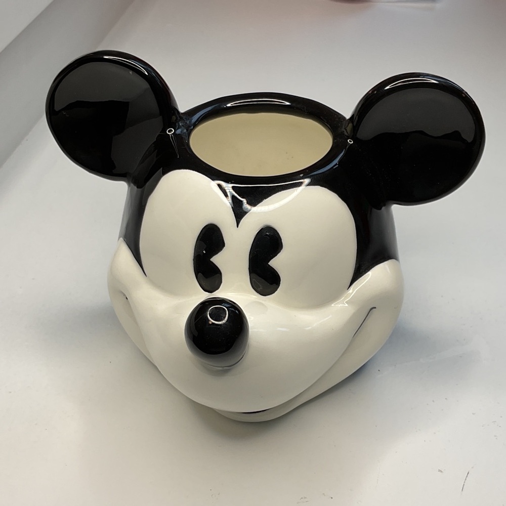 Mickey Mouse Black and White Ceramic vase